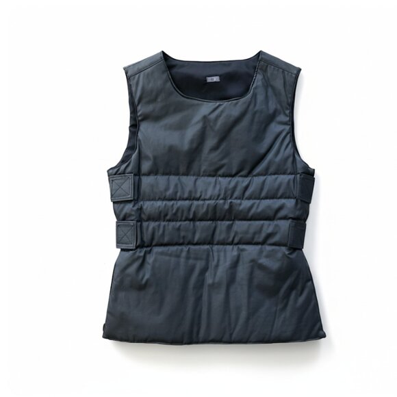 UO URBAN OUTFITTERS LIGHTLY PADDED FAUX LEATHER PULLOVER VEST - SUPER RARE! - Picture 1 of 3